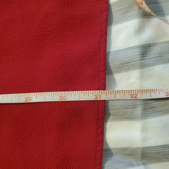 Monteau Girl Girl's Ruffle Faux Wrap Dress‎ in Red Size 12 - Picture 10 of 10